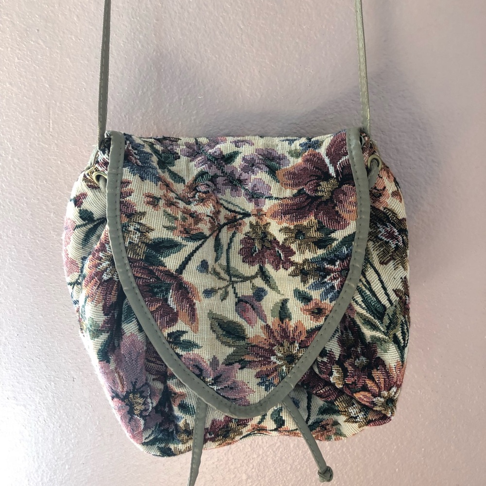 Vintage Tapestry Bucket Purse